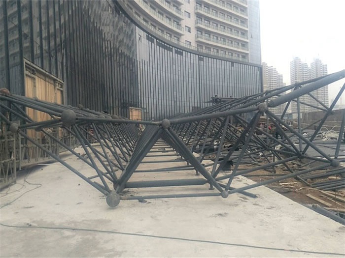 上虞万豪酒店雨棚网架